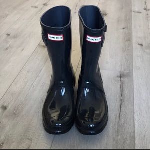 Hunter Original Short Boot Navy